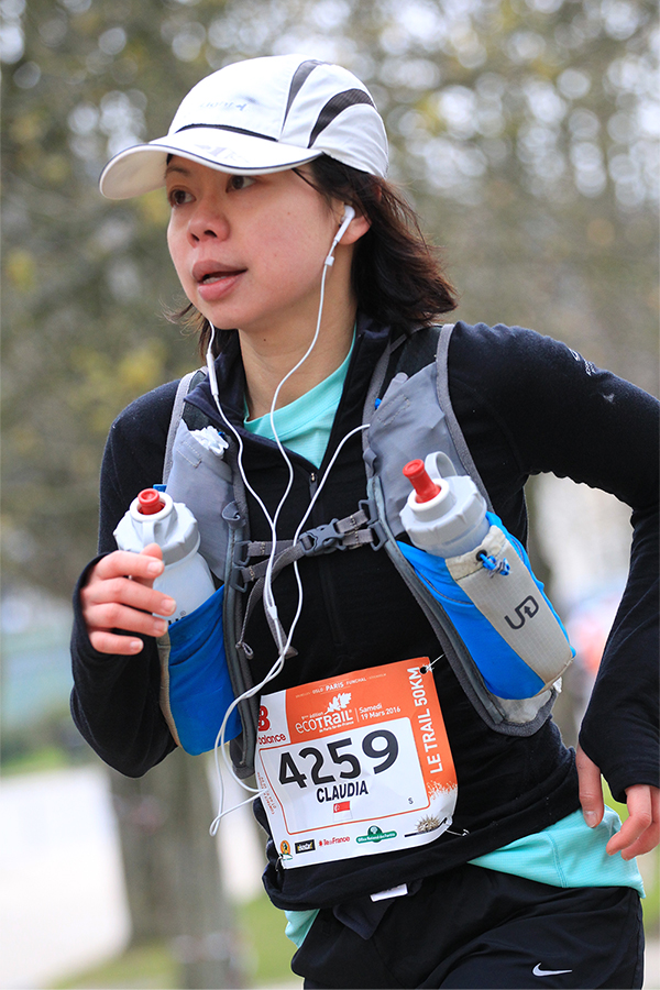 EcoTrail de Paris EcoTrail de Paris. Looking early towards the finish line.
