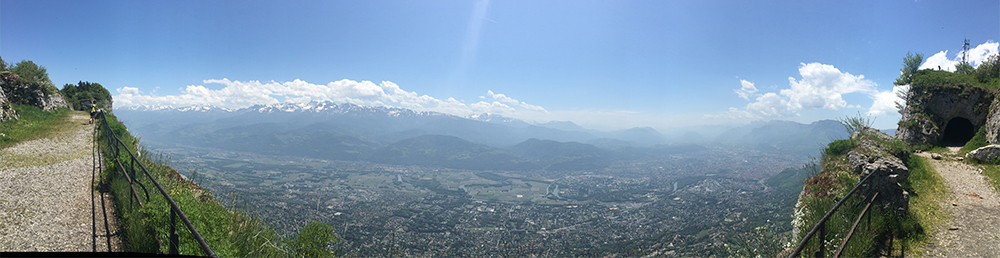 Hike in Grenoble. Ridge Line Hike in Grenoble. Ridge Line