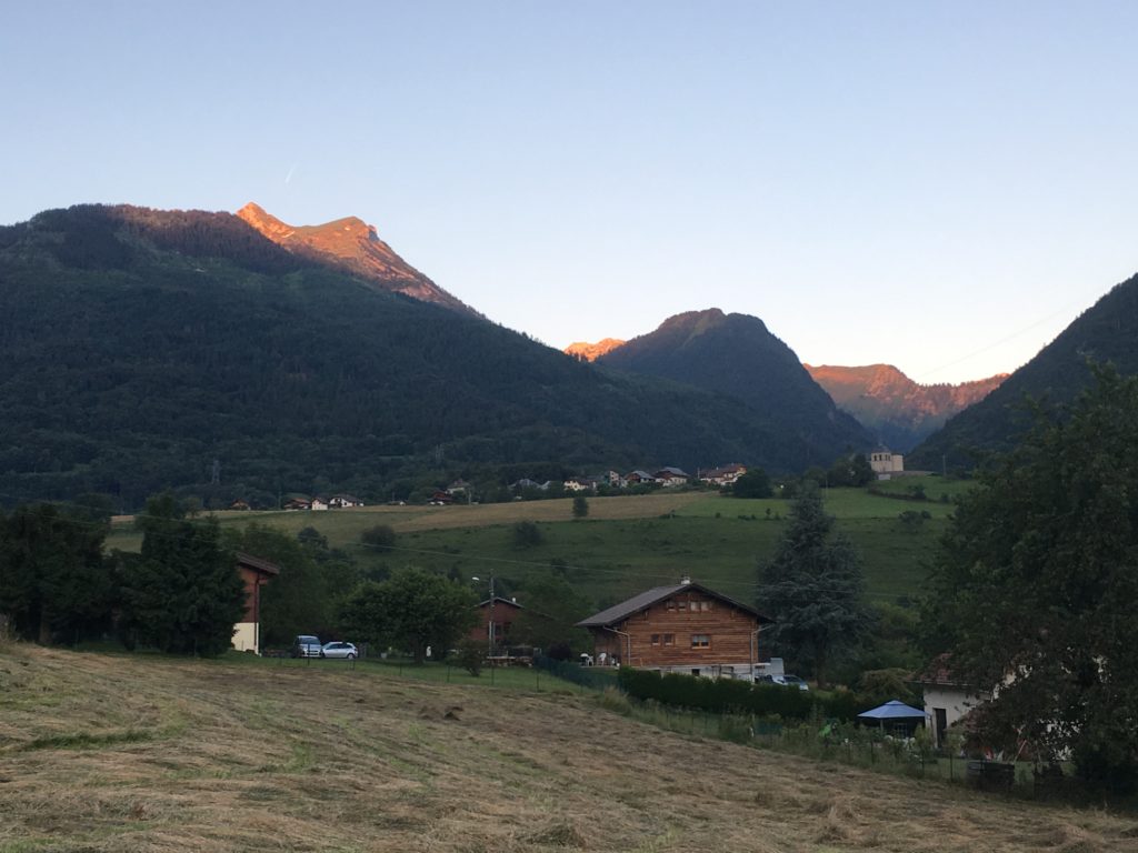 Morning of the race day. Trail de Faverges Morning of the race day. Trail de Faverges