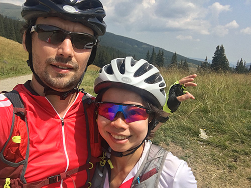 Bikeys! Explore Romania By Cycling. En route to Cabana. Bikeys! Explore Romania By Cycling. En route to Cabana.