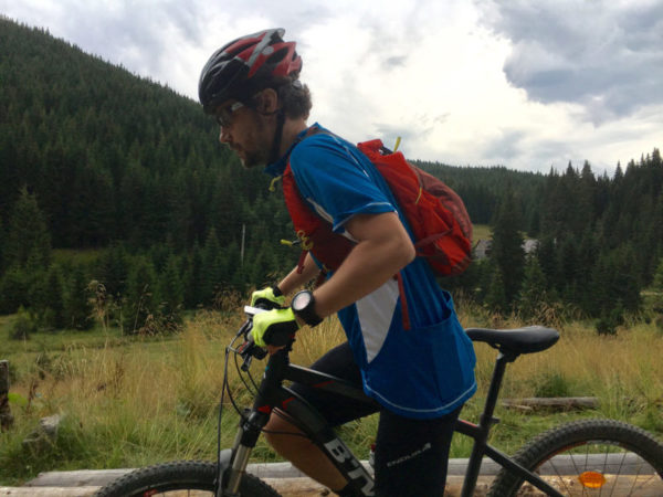 I gave up. Silviu ready to set off. I gave up. Silviu ready to set off.