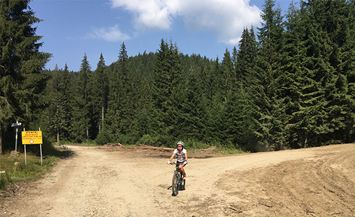 Me! Explore Romania By Cycling. En route to Cabana. Me! Explore Romania By Cycling. En route to Cabana.