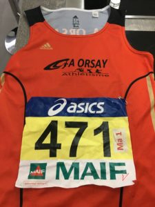 Bib. CA Orsay jersey.