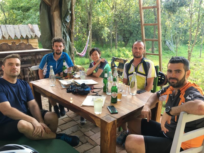 Viscri. Well deserved dinner