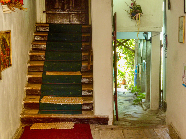 Entrance of a guest house