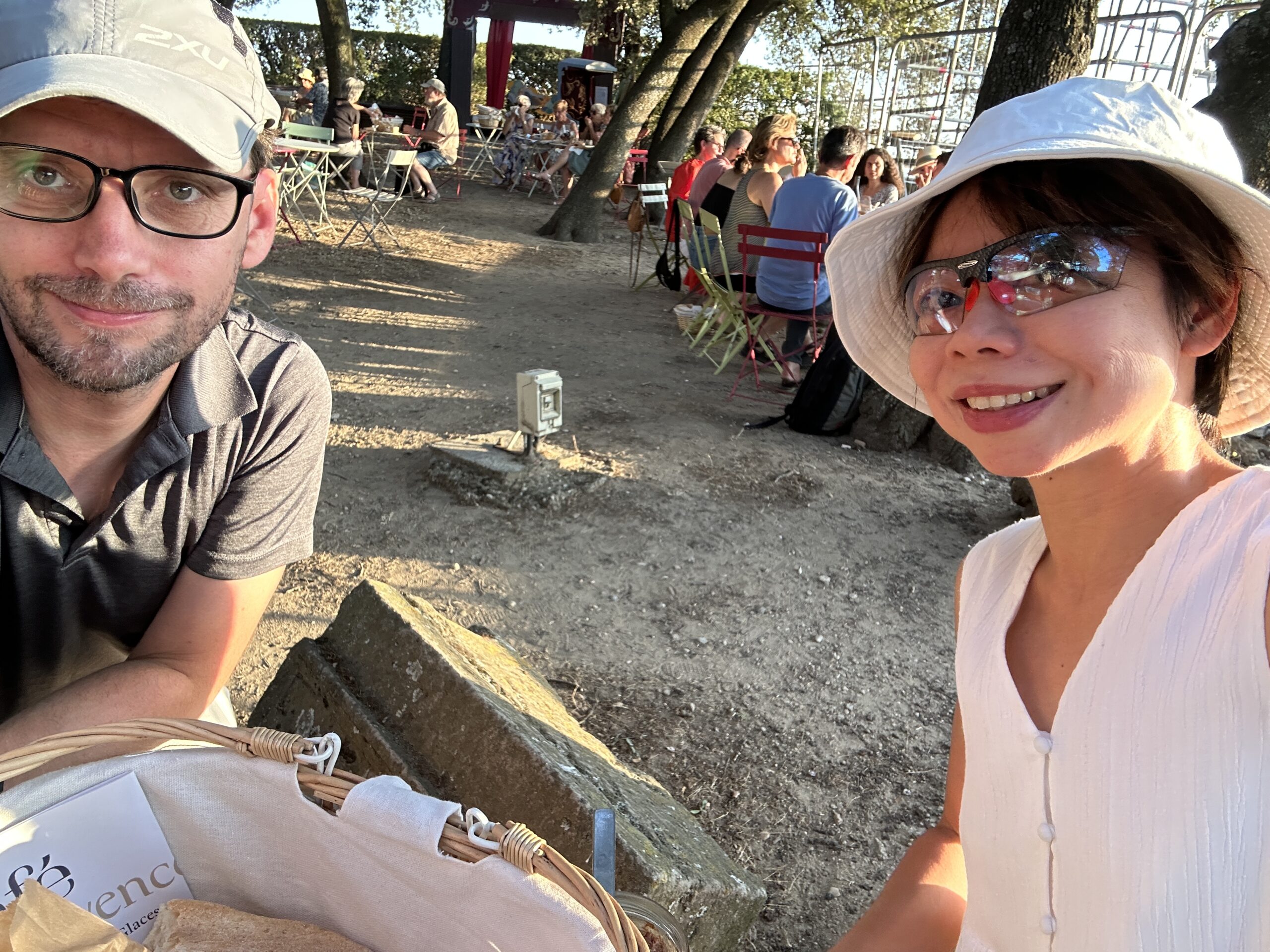 Selfie at Cafe Louis-Provence